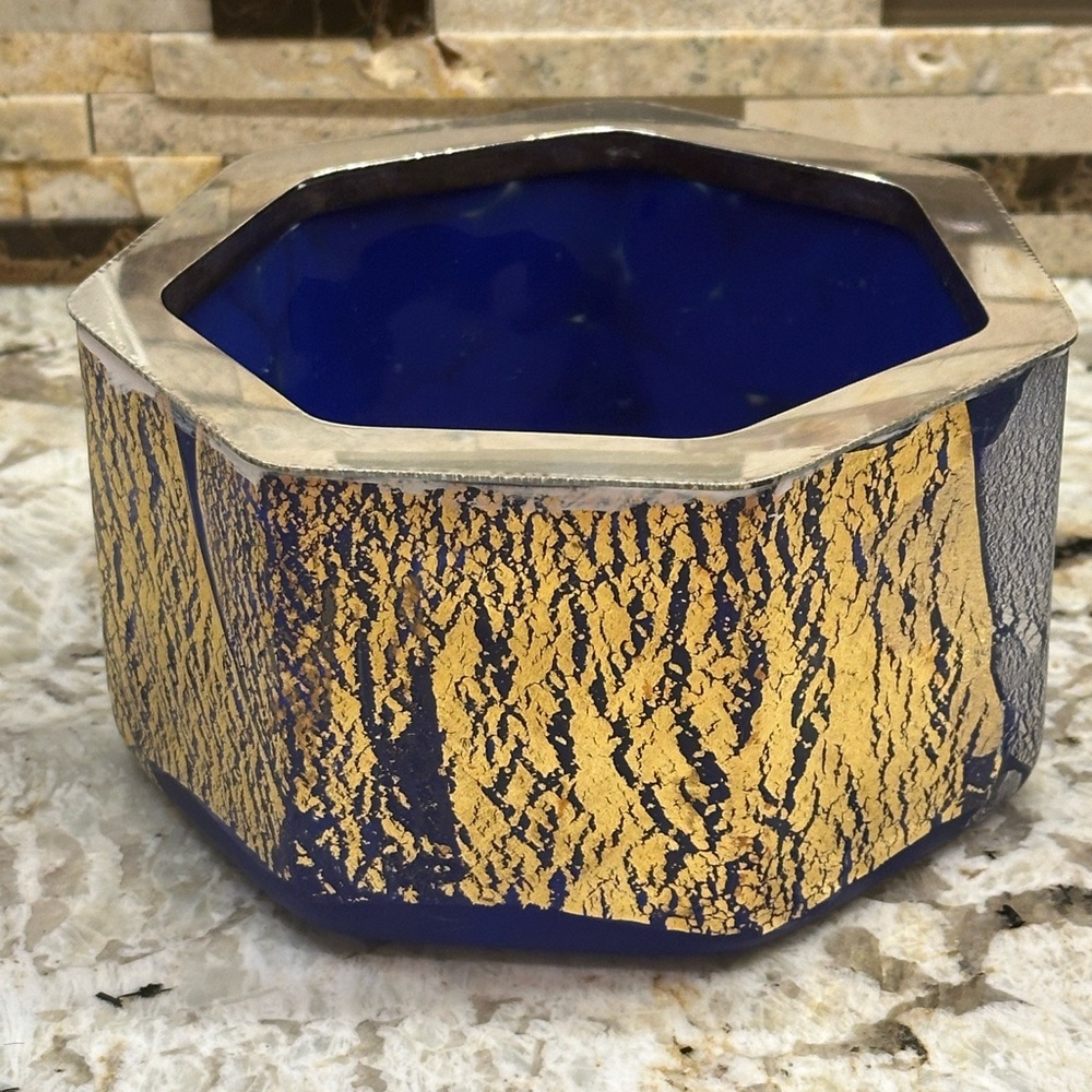 Large Japanese Kazaribako Glass Box Ancient Captial Kyohei Fujita